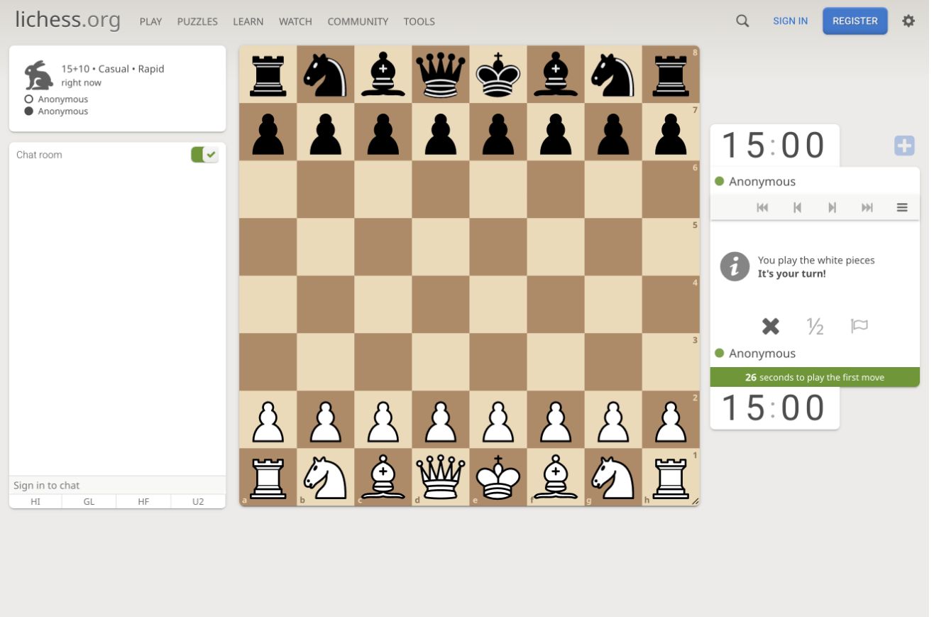 Read the game and board at 00:39